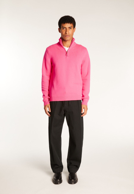 6-ply cashmere trucker sweater - Emiliano duo