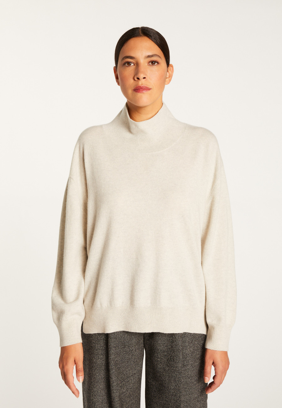 Pull col montant en cachemire - Athena