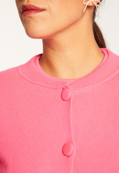 Buttoned cashmere cardigan - Aura