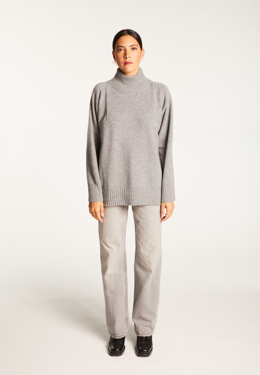 High neck cashmere sweater - Roxane