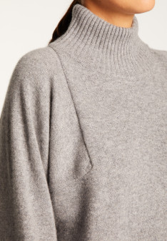 High neck cashmere sweater - Roxane