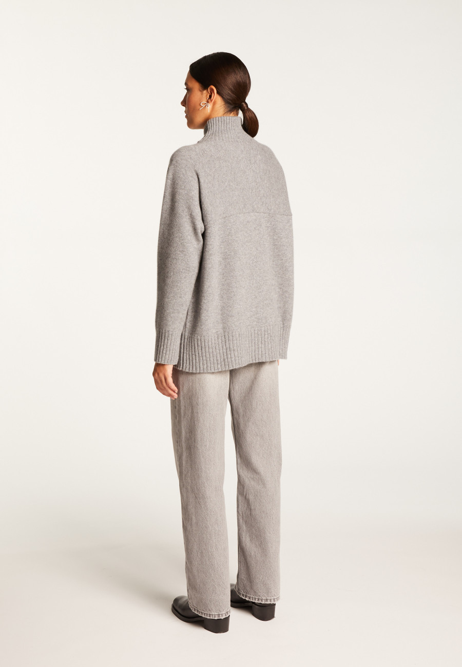 High neck cashmere sweater - Roxane