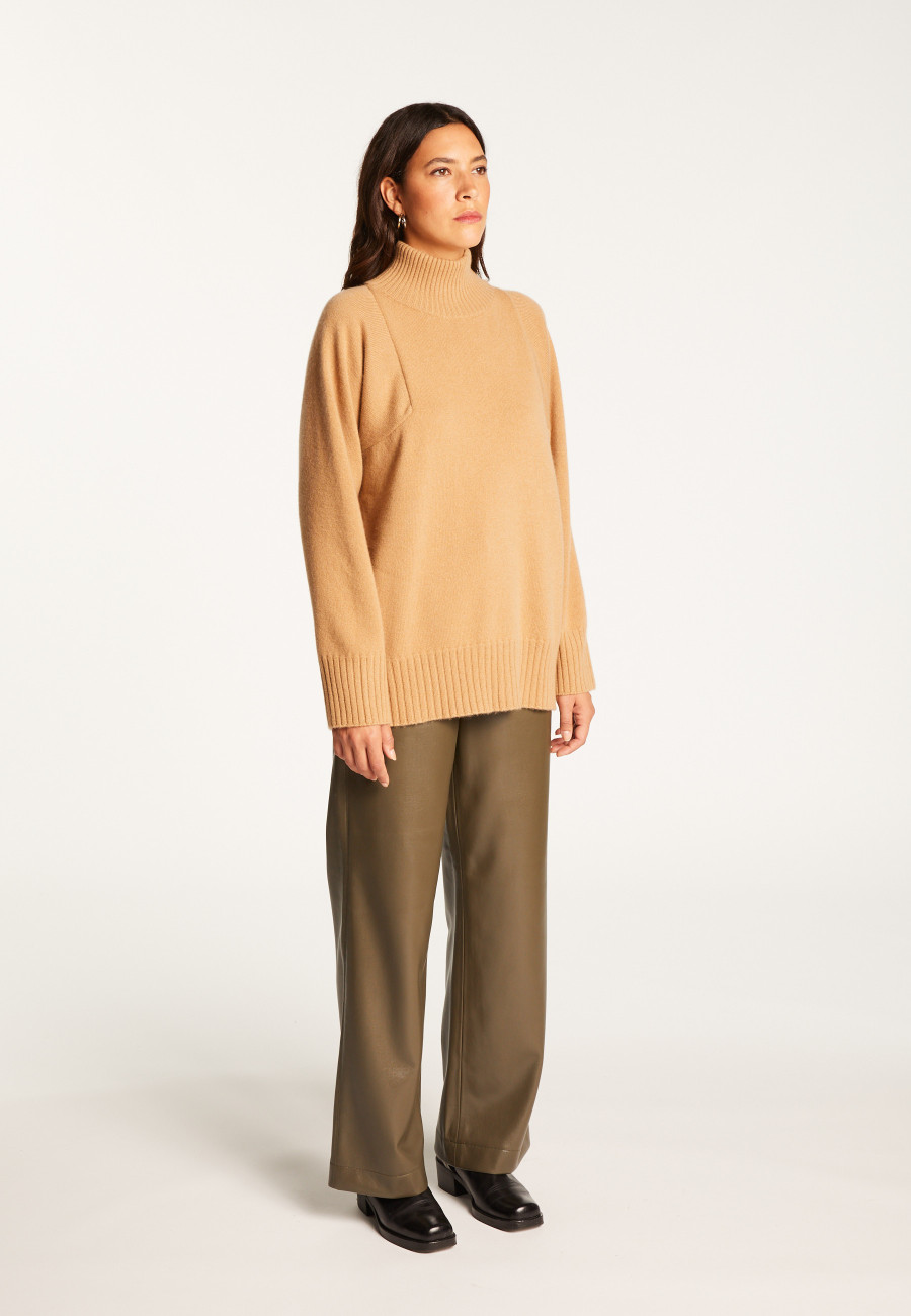 High neck cashmere sweater - Roxane