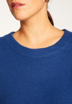 Round neck sweater in merino wool - Rosalie