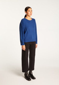 Round neck sweater in merino wool - Rosalie