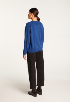 Round neck sweater in merino wool - Rosalie