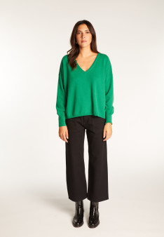 Short cashmere sweater - Alex