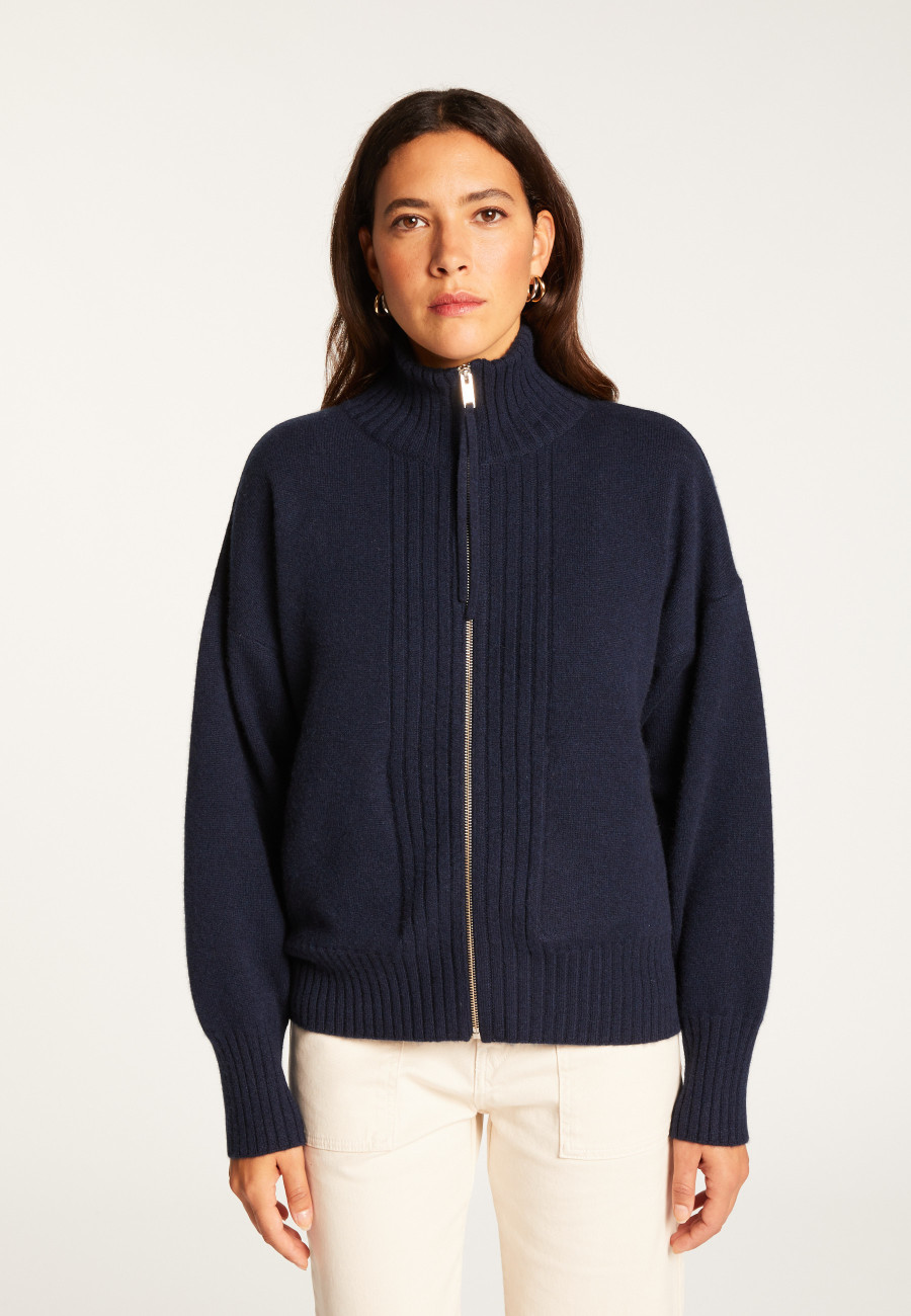 Gilet zippé en cachemire - Agnes duo