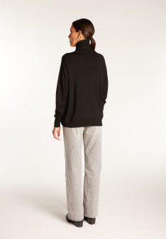 Turtleneck sweater in merino wool - Alisa