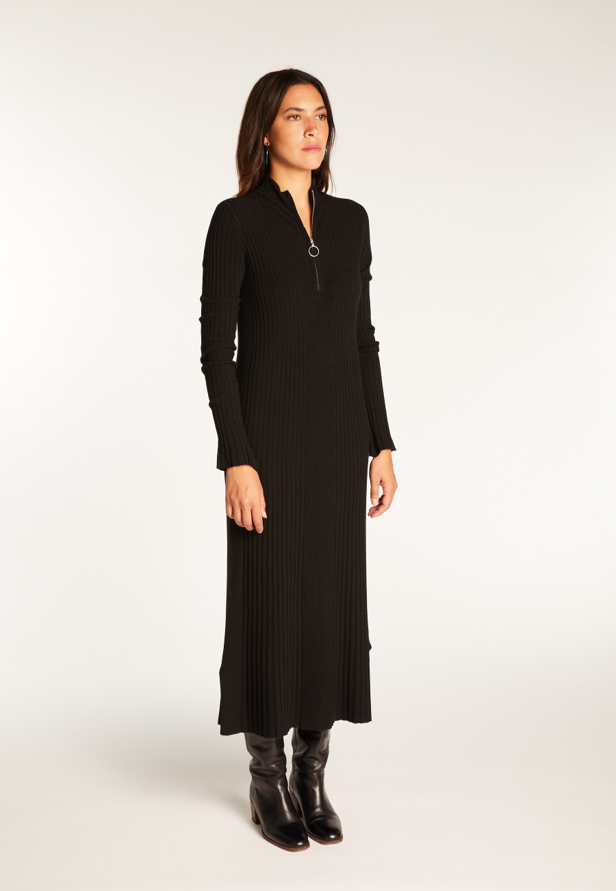 Long dress in wool blend - Renata