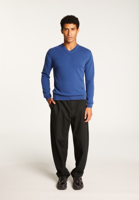 Cashmere V-Neck Sweater - Evann