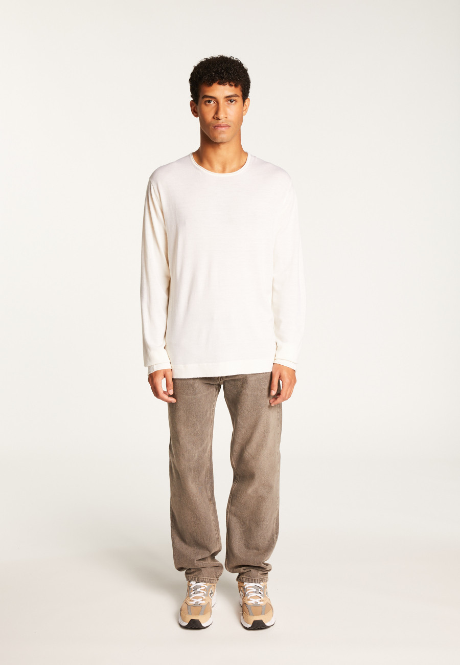 Merino Wool Crewneck Sweater - Erin