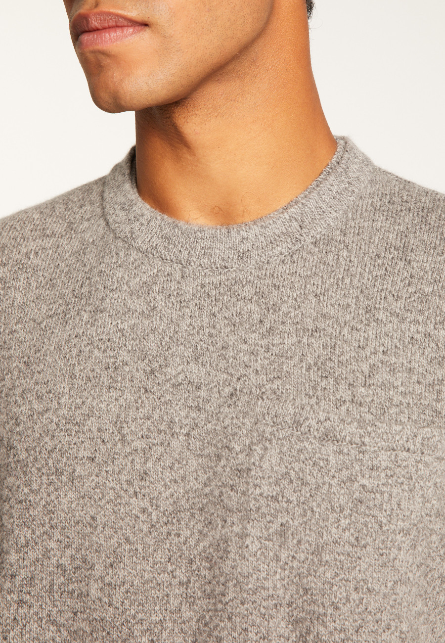 Wool and cashmere crewneck sweater - Tylan