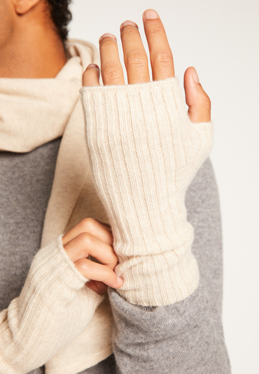 Unisex Cashmere Mittens - Lena