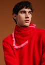 Foulard bicolore unisexe en cachemire - Louisa