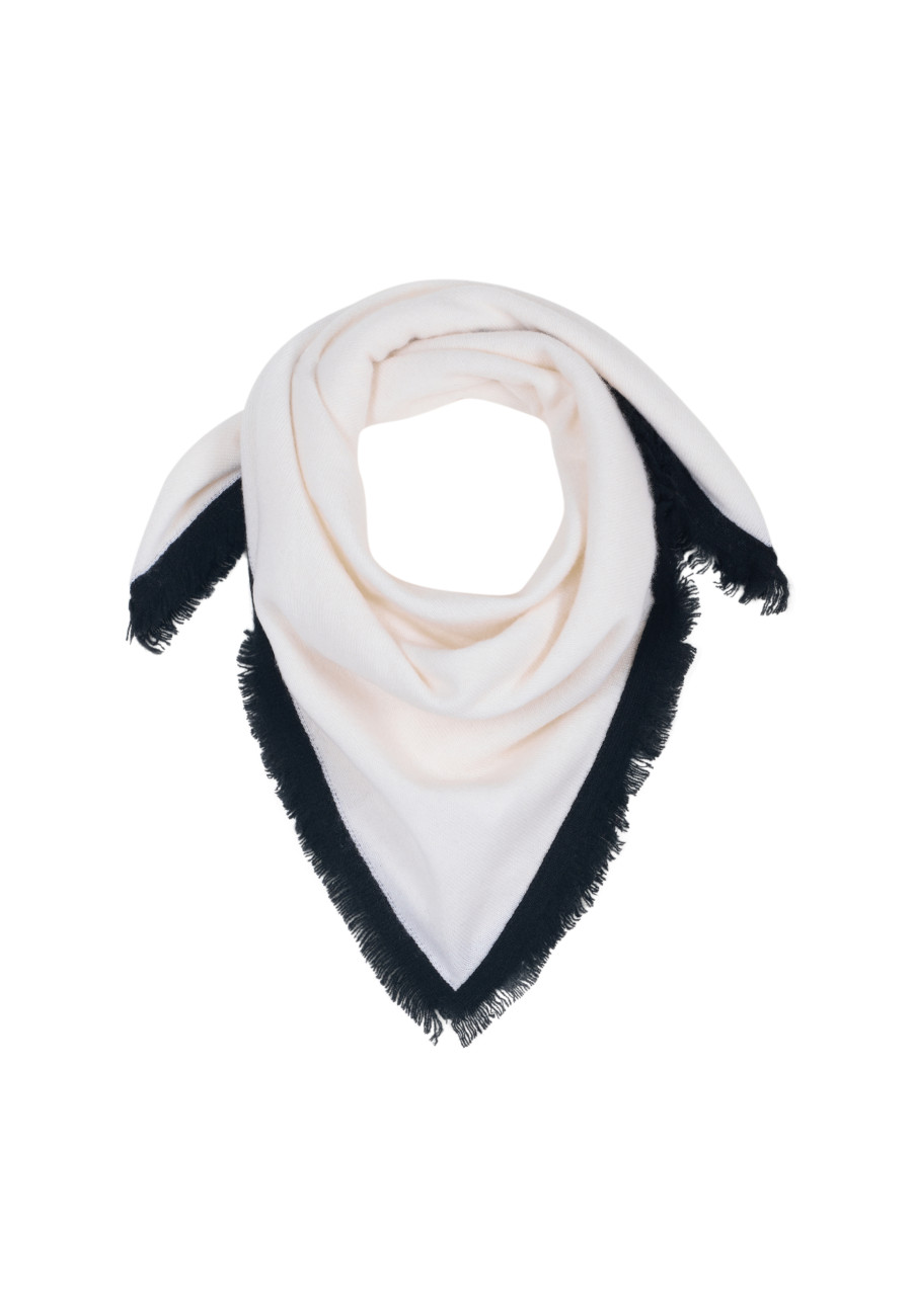 Foulard bicolore unisexe en cachemire - Louisa