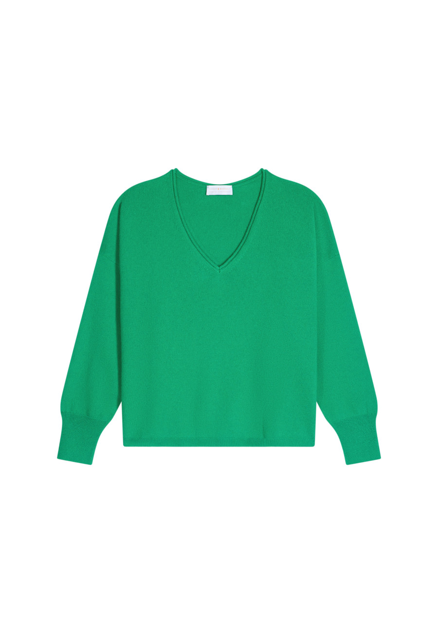 Pull court en cachemire - Alex