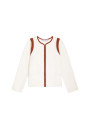 Veste zippée en laine mérinos - Reine