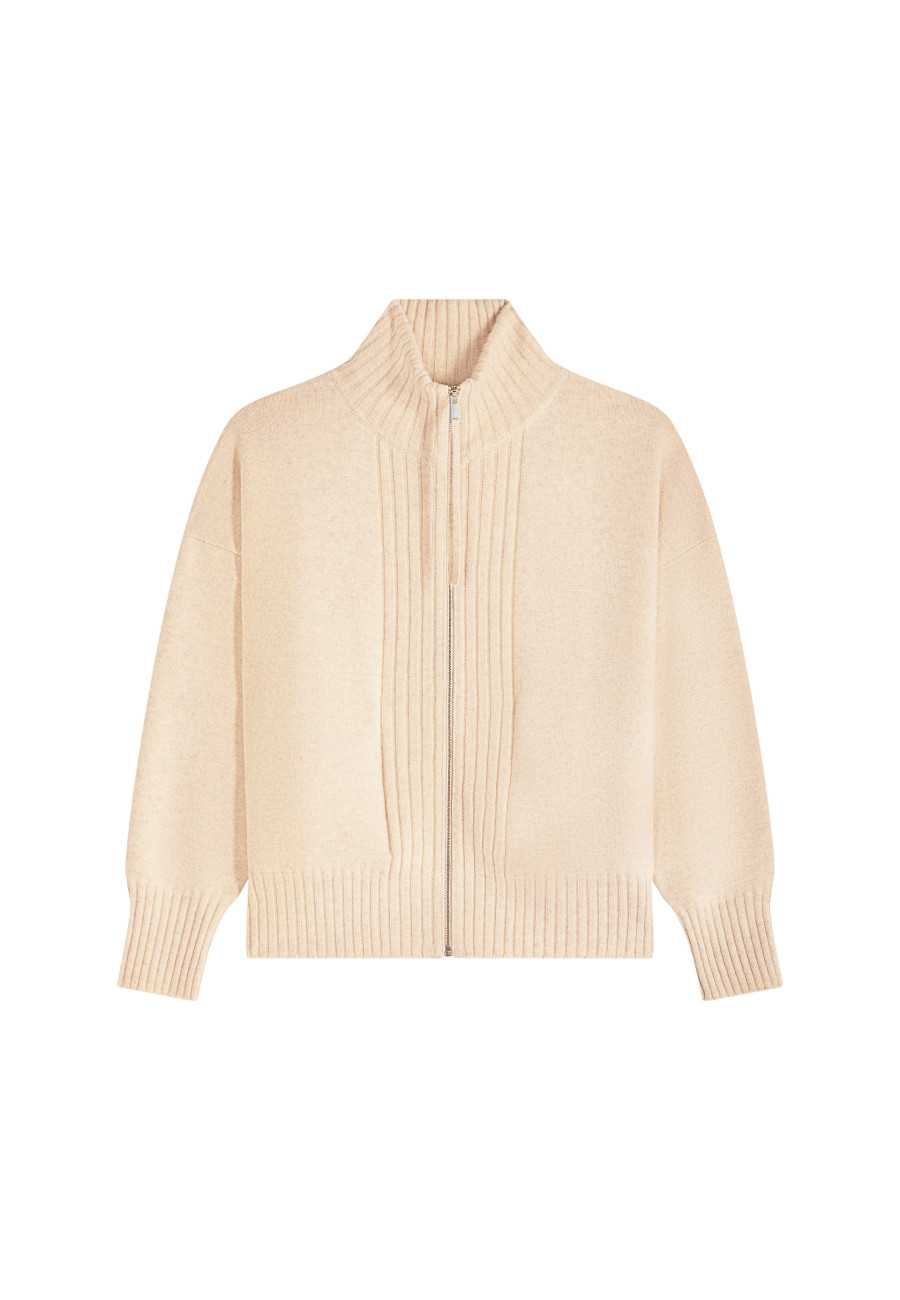 Gilet zippé en cachemire - Agnes duo