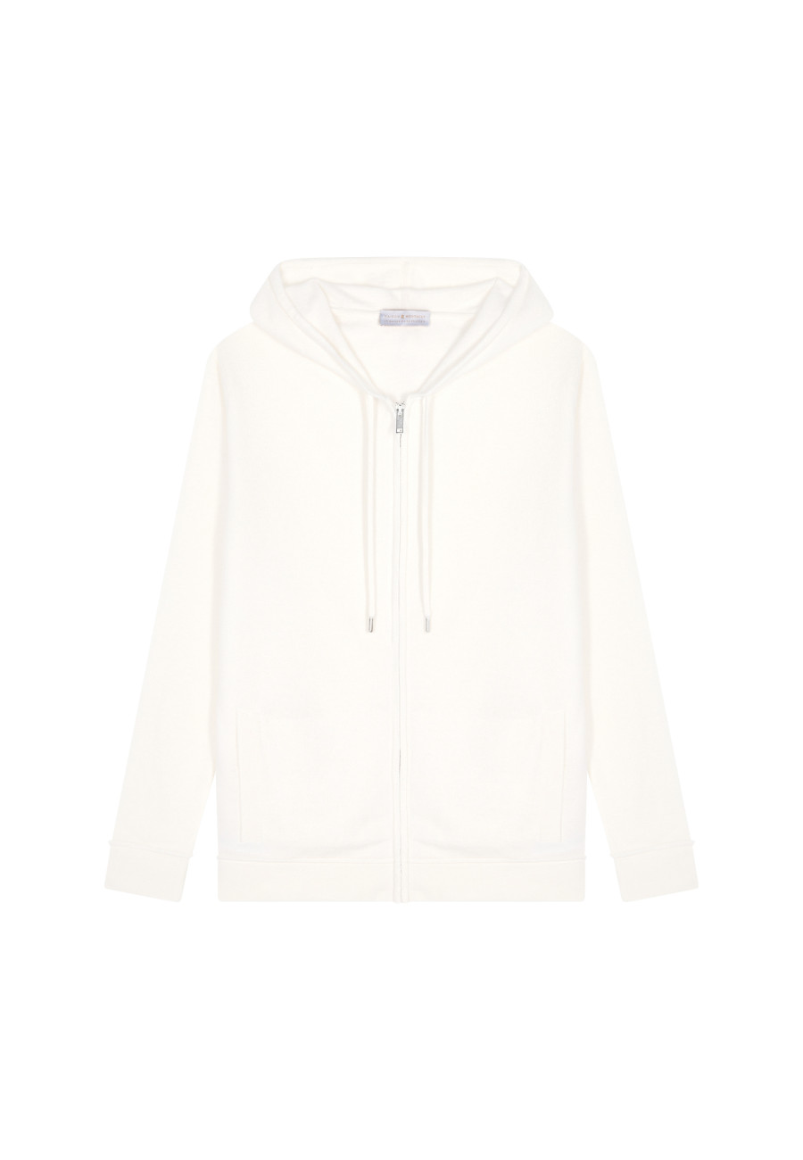 Cashmere Hooded Zip-Up Jacket - Emilien