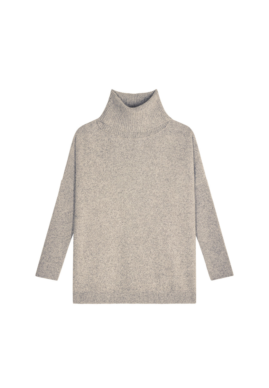 Wool and cashmere turtleneck sweater - Clara