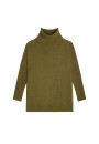 Pull col roulé laine et cachemire - Clara
