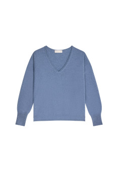 Pull court en cachemire - Alex