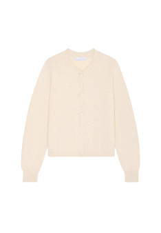 Buttoned cashmere cardigan - Aura