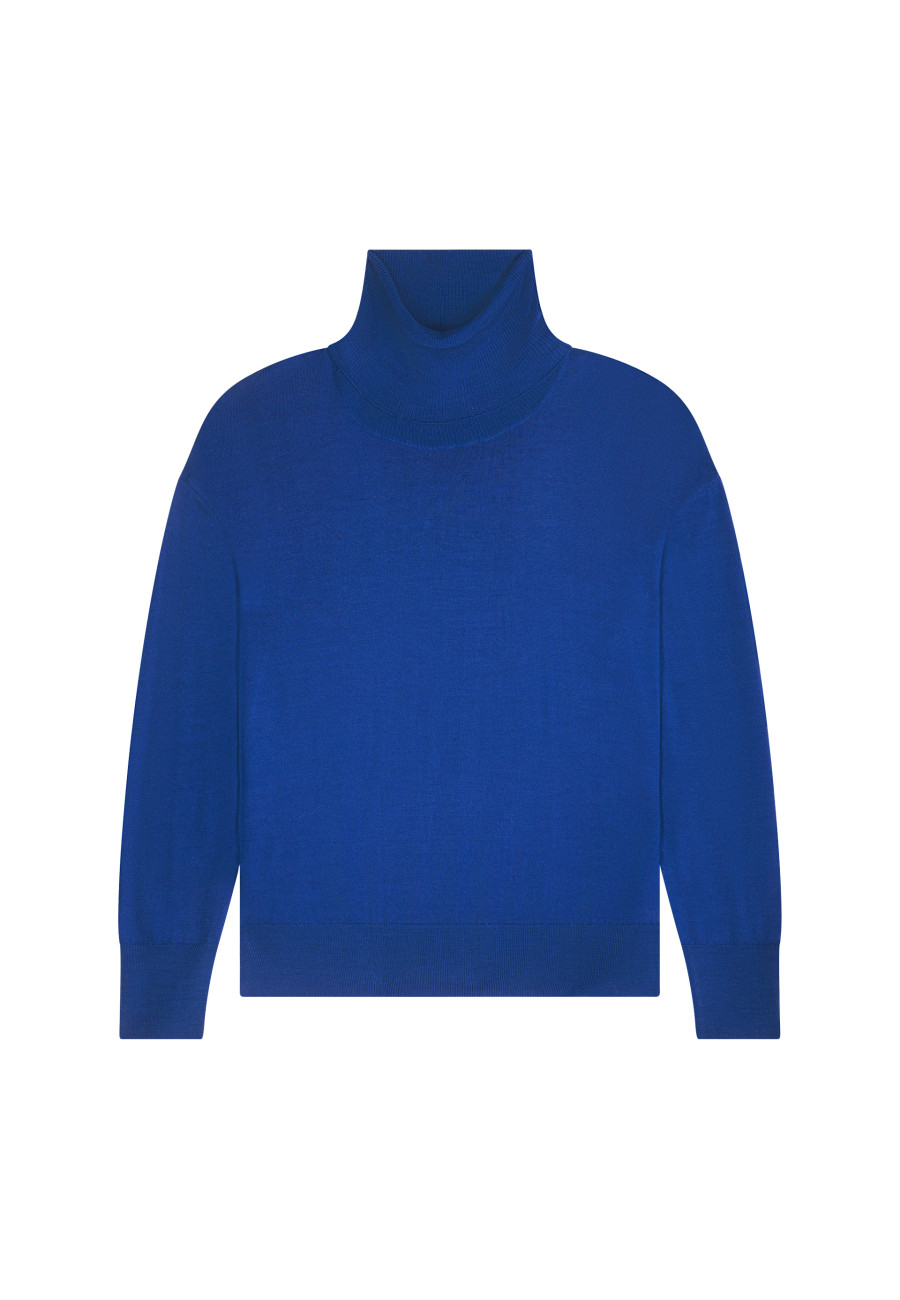 Turtleneck sweater in merino wool - Alisa