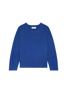 Round neck sweater in merino wool - Rosalie