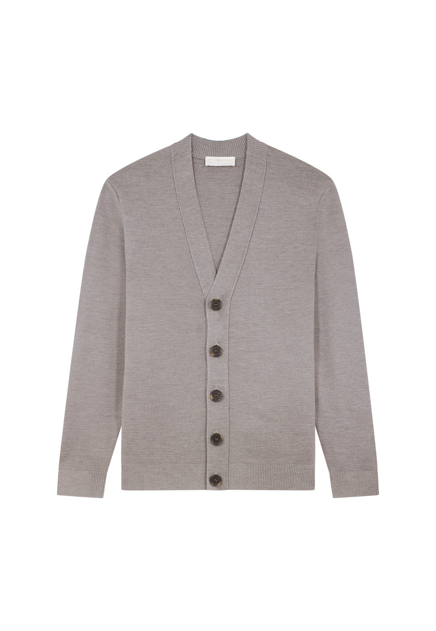 Merino wool buttoned vest - Ezra