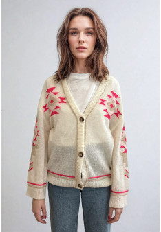 Wool Blend Cardigan - Franckie