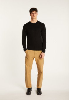 Merino Wool Crew Neck Sweater - Eddie