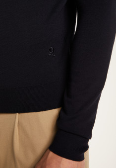 Merino Wool Crew Neck Sweater - Eddie