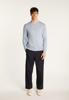 Merino Wool Crew Neck Sweater - Eddie