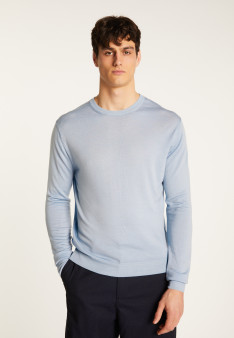 Merino Wool Crew Neck Sweater - Eddie