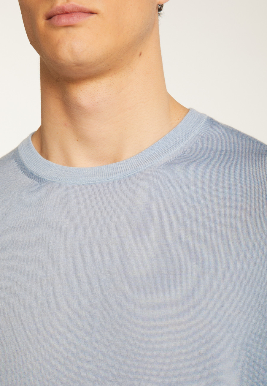 Merino Wool Crew Neck Sweater - Eddie