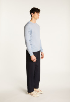 Merino Wool Crew Neck Sweater - Eddie