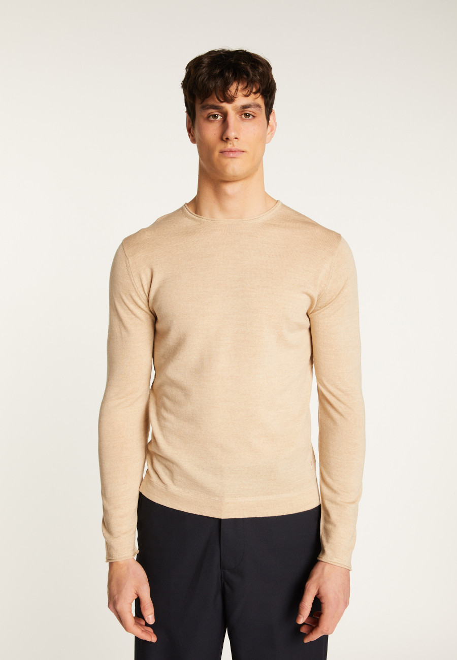 Merino wool crew neck sweater - Erin