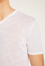 T-shirt col V en coton - Reuben