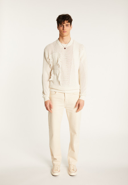 Openwork cotton sweater - Marlow