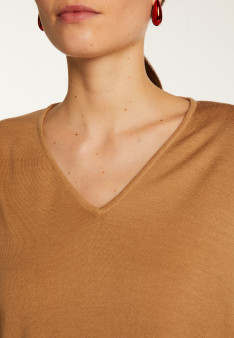 Merino wool V-neck sweater - Boxe