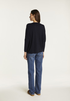 Merino wool V-neck sweater - Boxe