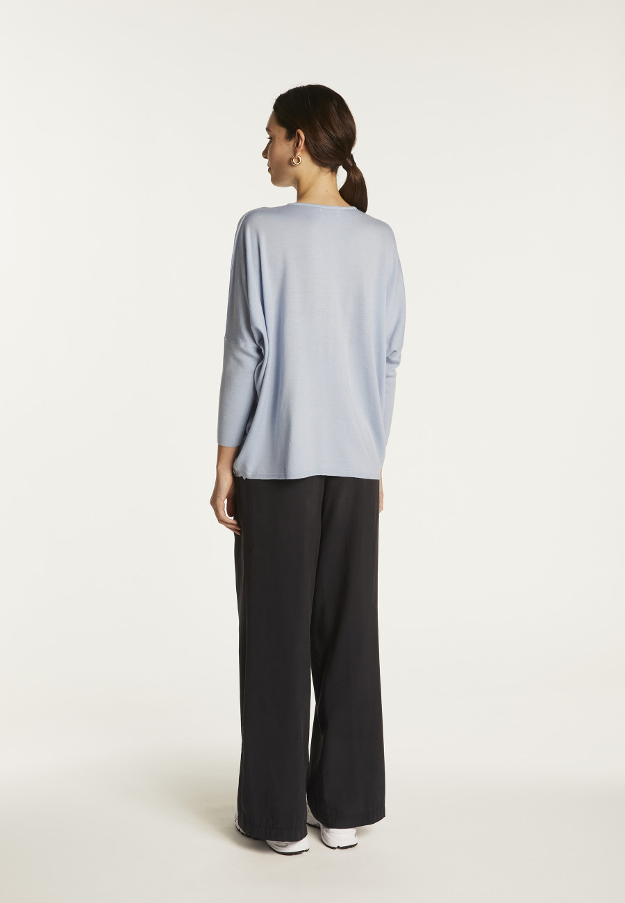 Merino wool V-neck sweater - Boxe