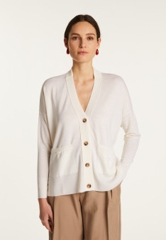 Merino wool cardigan - Ariella