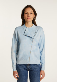 Pull zippé en laine mélangée - Freya