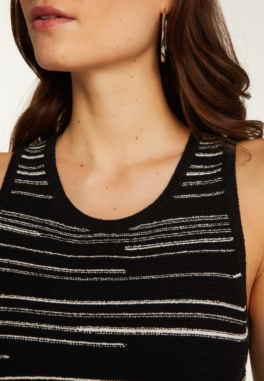 Striped Cotton Tank Top - Doja