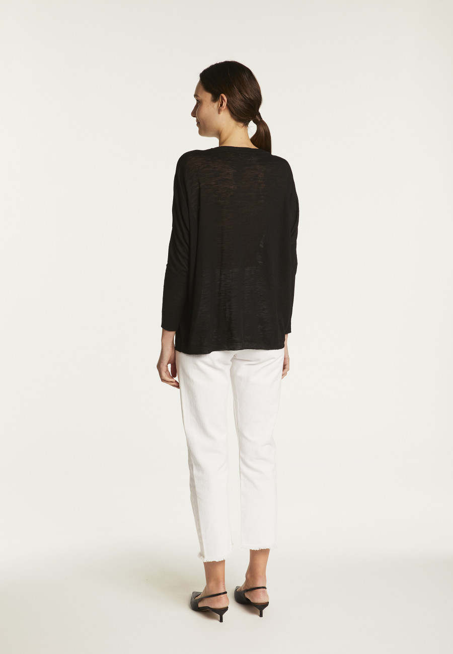 Slub linen sweater - Beja