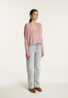 Slub linen sweater - Beja