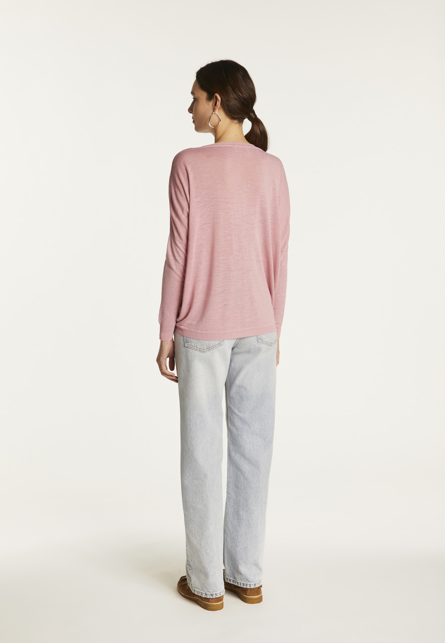 Slub linen sweater - Beja